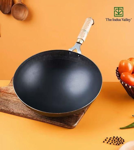 Non-Stick Iron Pot – Heavy Duty Cooking Pot with Even Heat | Tikshna